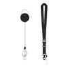 Leopards Retractable Badge Holder Waterproof ABS Card Holder With Retractable Lanyard For Corporate Business Employee