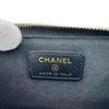 CHANEL Matelassé Caviar Skin leather Coin case black leather Used