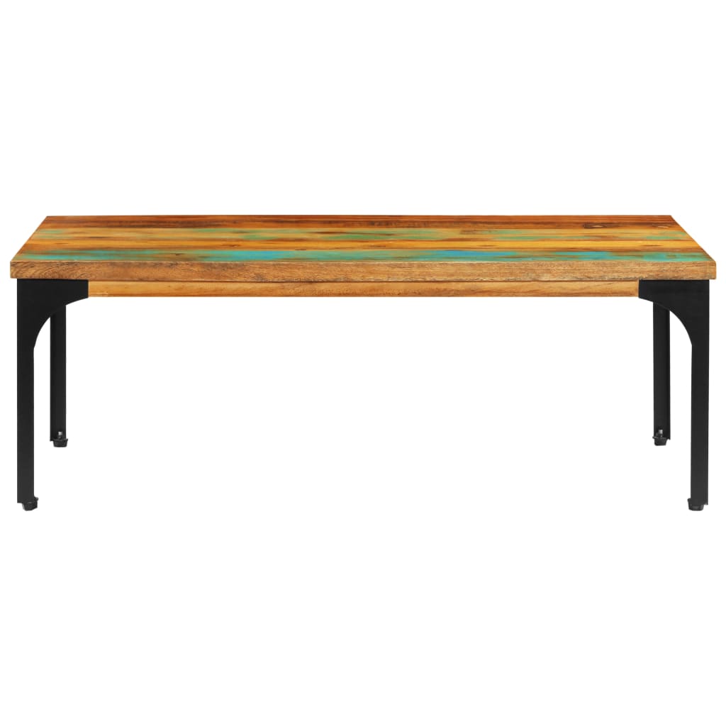 Coffee Table 100 X 60 X 35 Cm Solid Reclaimed Wood