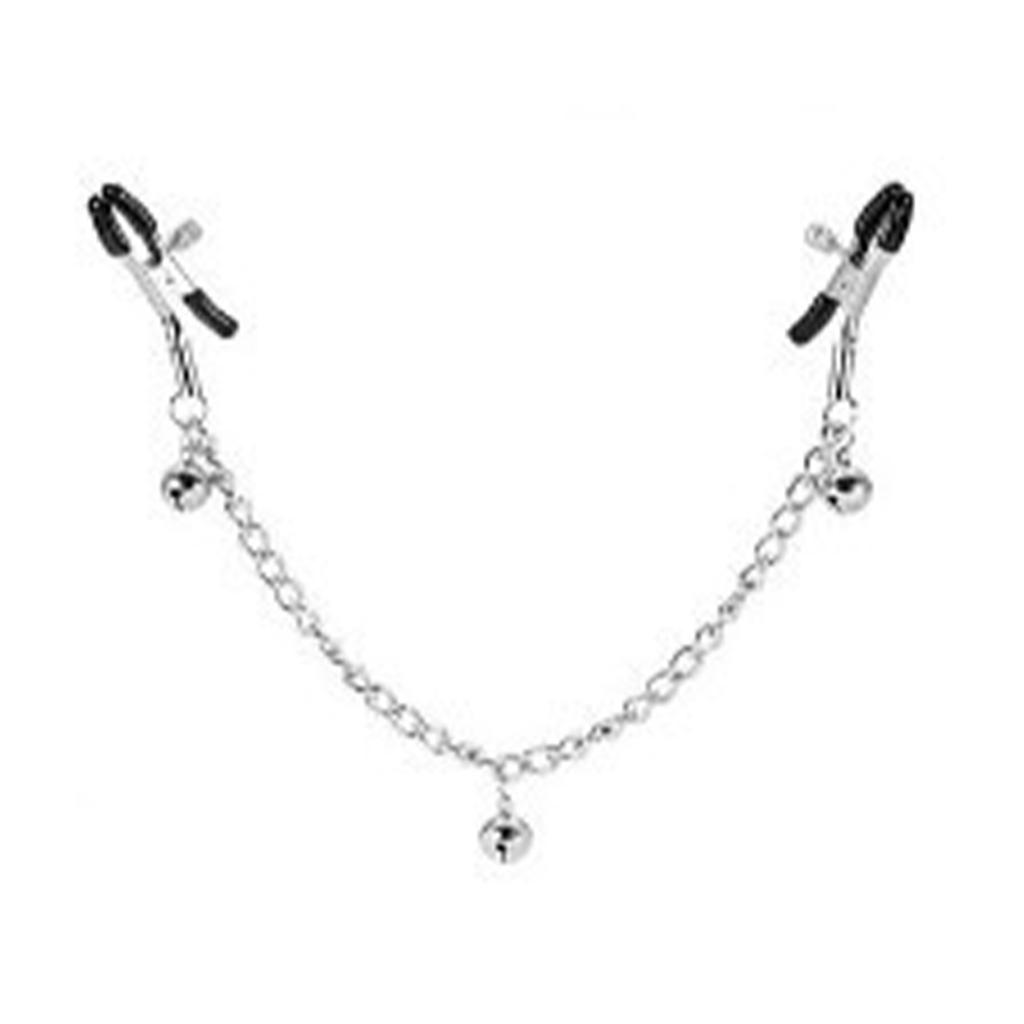 Nipple Clips Clamps Nipple Adjustable Pressure Breast Clamps Stainless Steel Non Piercing Nipple Rings For Women/Men