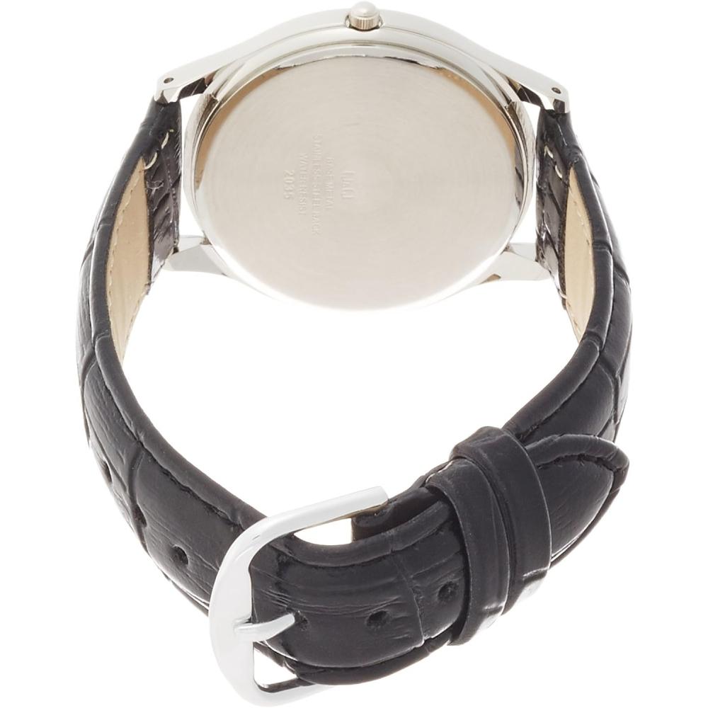 No Q Q [citizen Q Q] Watch Analog Waterproof Leather Strap Q998 304 Men S White