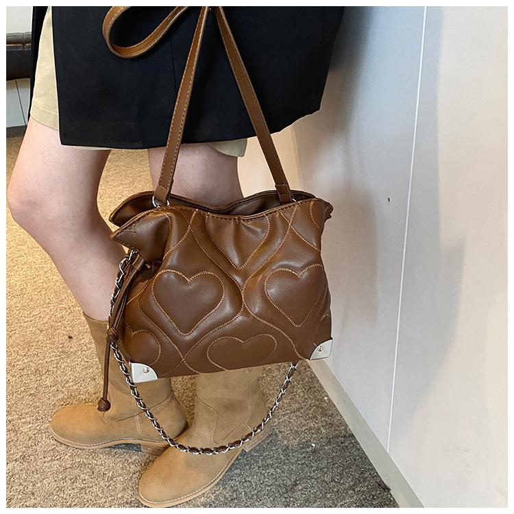 Eimerbeutel für Herbst- und Wintermode, Retro-Diamant, Nischen-einfache Wahl.