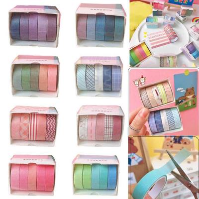Σετ Washi Tape DIY Αυτοκόλλητο Μασκαρίσματος Χαρτιά Scrapbooking Σταθερά ΗΠΑ