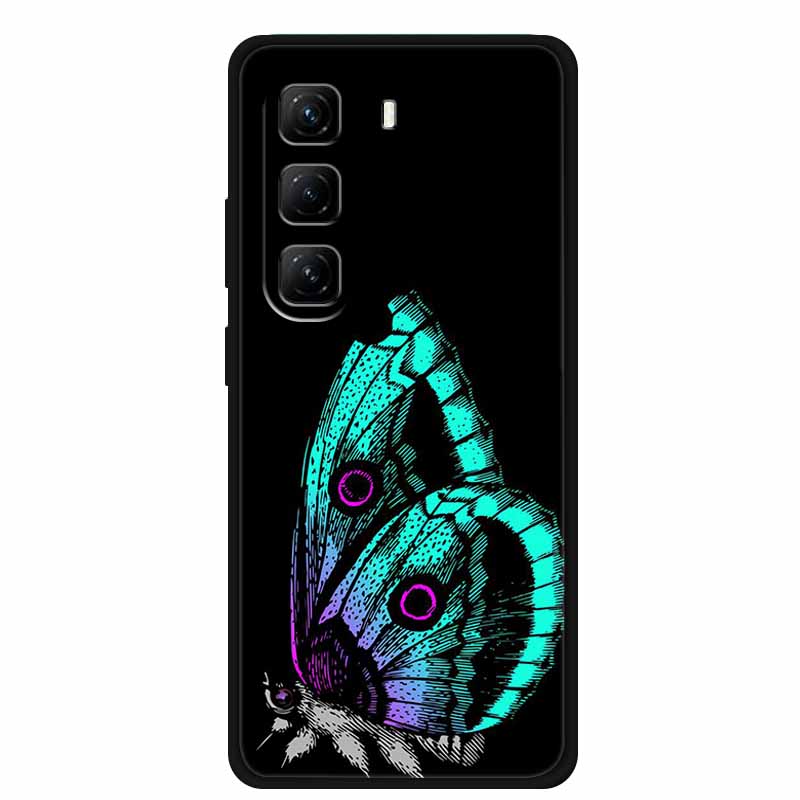 For Infinix Hot 60 Pro+ Case Cool Cartoon Soft Silicone TPU Black Cover For Infinix Hot 60 Pro Plus ShockProof Phone Case X6886