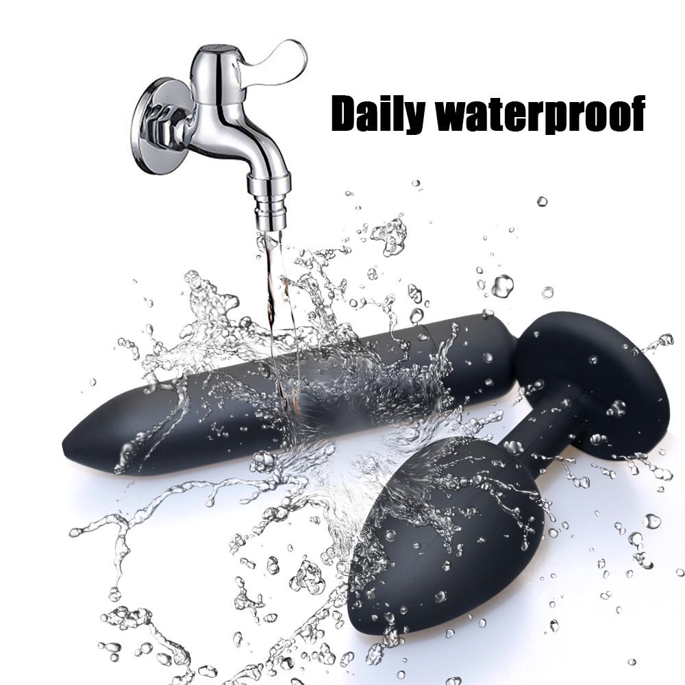 4pcs/set Crystal Anal Sex Toy Butt Plug Sex Toy for Men Prostate Massager Bullet Vibrator for Women