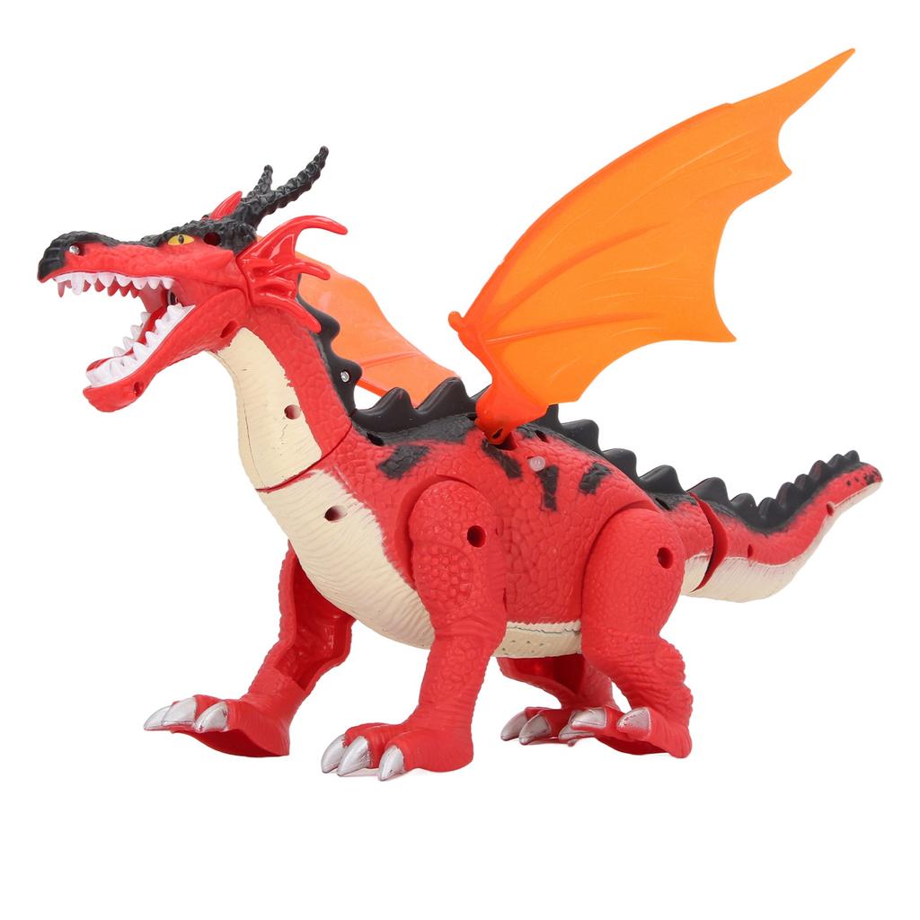 Electric Walking Dinosaur Toy Kid Home Funny Sound Light Dragon Toy with Simulated Flame Spray