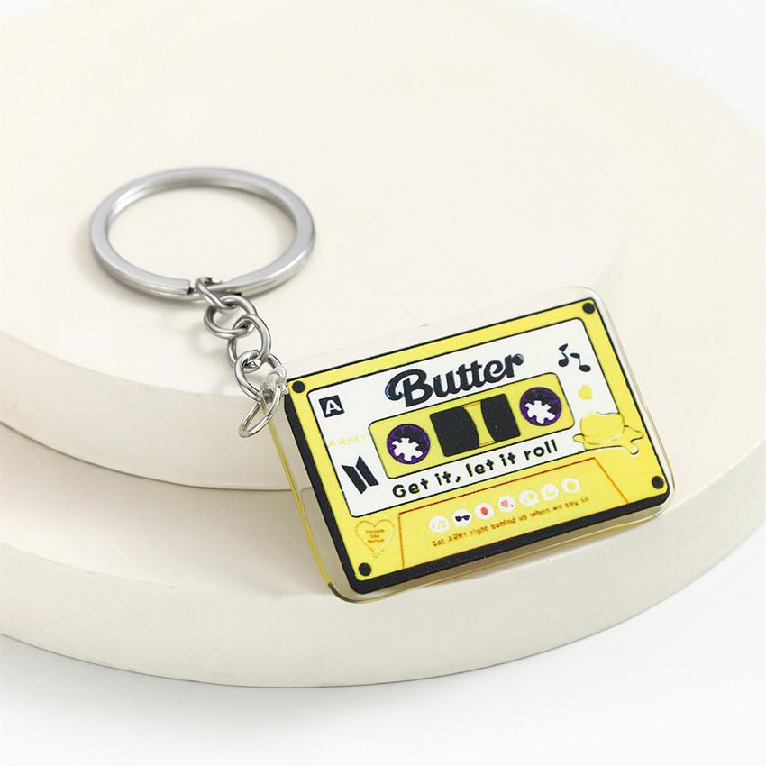 

Ретро Музыка Английский Алфавит Лента Подвеска Автомобильный Брелок Цветной Акриловый Брелок Аксессуары Сумка Подвеска Подарок