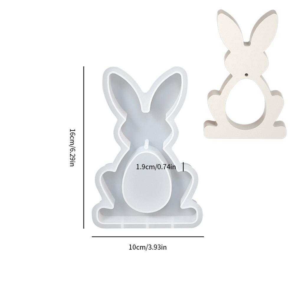 Easter Eggs Resin Casting Mould Rabbit Mushroom Pendant Making Mold Pendnat Making