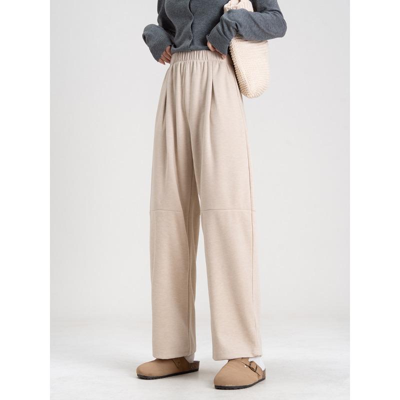 

Осенне-зимние утолщенные брюки-самолеты, серые модные комбинированные трендовые универсальные свободные брюки-морковки детские L