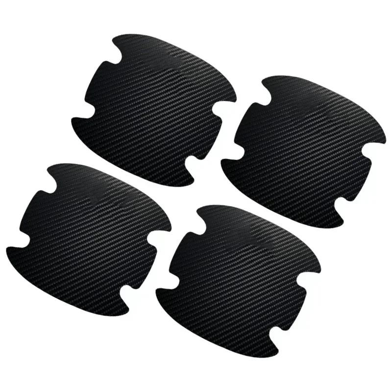 Adesivo para Maçaneta de Porta de Carro Fibra de Carbono Resistente a Arranhões À Prova d'Água Para Renault Clio Laguna 2 Megane 2 3 Duster Logan Captur