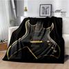 B.C.rich Guitar Logo Printed Blanket Flange Blanket Soft and Comfortable Blanket Warm Blanket Blankets for Beds Birthday Gift