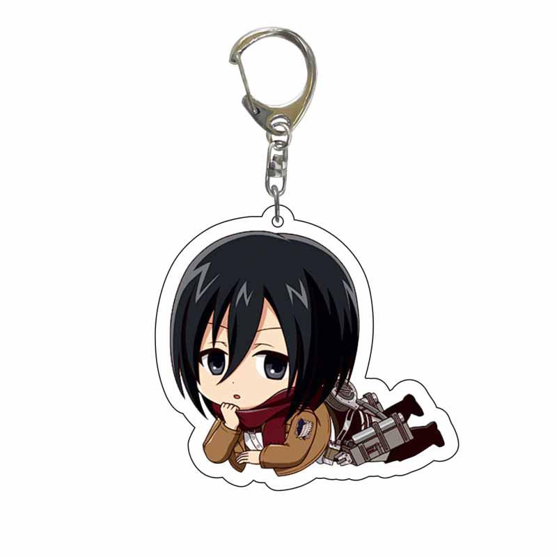 Attack On Titan Anime Acrylic Keychain Pendant - Creative Jewelry Gift