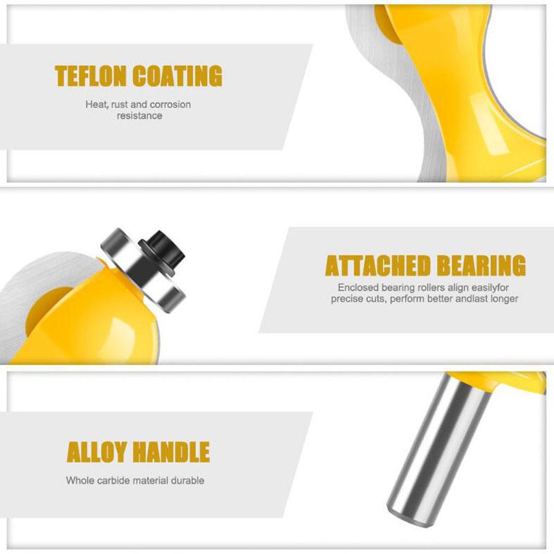 Freză pentru balustradă de sticlă, freză pentru balustradă, freză pentru prelucrarea lemnului, freză pentru sculptură, freză de linie pentru ușă, coadă de 12 mm