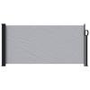 Retractable Side Awning Gray 300 x 100 cm Polyester