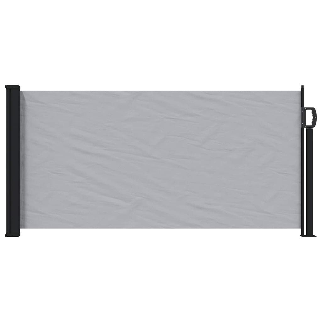 Retractable Side Awning Gray 300 x 100 cm Polyester