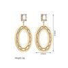 Atoztide Exquisite Vintage Beads Flower Earring For Women Stainess Steel Gold Color Multiple Styles Textured Earring Jewlry Gift