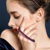 Premium 7-8mm Natural Amethyst Bracelet