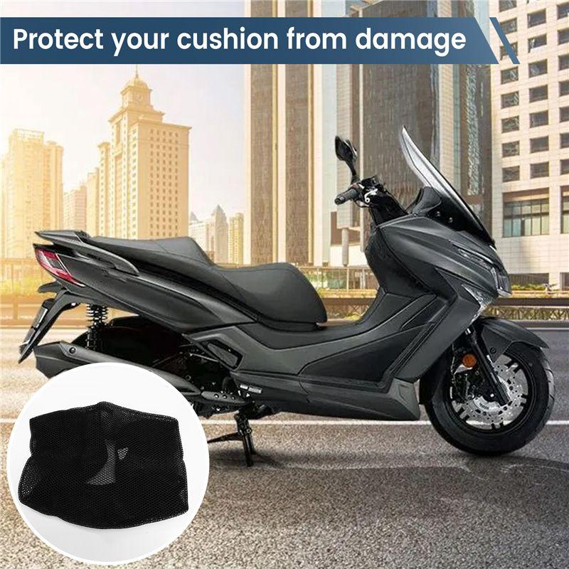 RR-Motorcycle Mesh Seat Cushion Cover Protector Insulation Seat Cover For KYMCO X-TOWN 125 125I 250 250I 300 300I