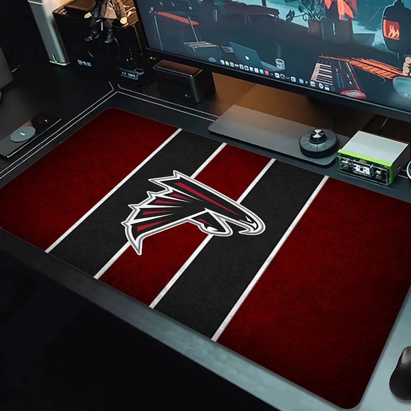 Atlanta Falcons Color Mouse Pad Large Gaming Table Cushion Non-slip Laptop Tablet Big Mousepad XXL Mat Mini PC Playmat With Lock Edge