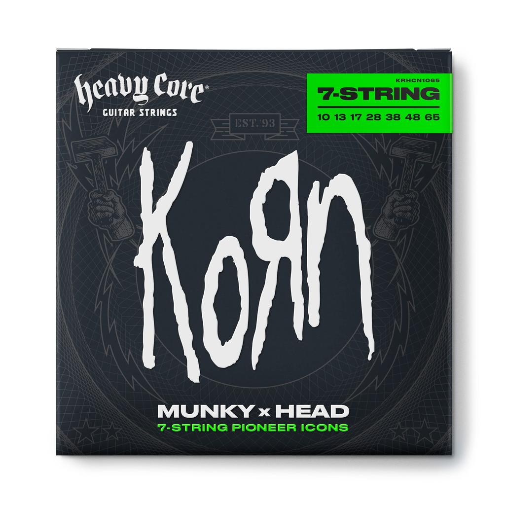JIM DUNLOP Heavy Core Korn Guitar Strings for Electric Guitars (KRHCN1065) 7-String