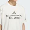 adidas Gfx Round Neck Letter Comfortable Casual Short Sleeve T-Shirt Men T-Shirts Han-Jade-White KF0124
