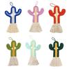 Teenager's Home DecorCactus-shape Wall Ornament Nordic Woven Wall Art Bohemian