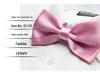 Solid Color Formal Wedding Bow Tie for Men - Customizable Logo and Multi-Color Options