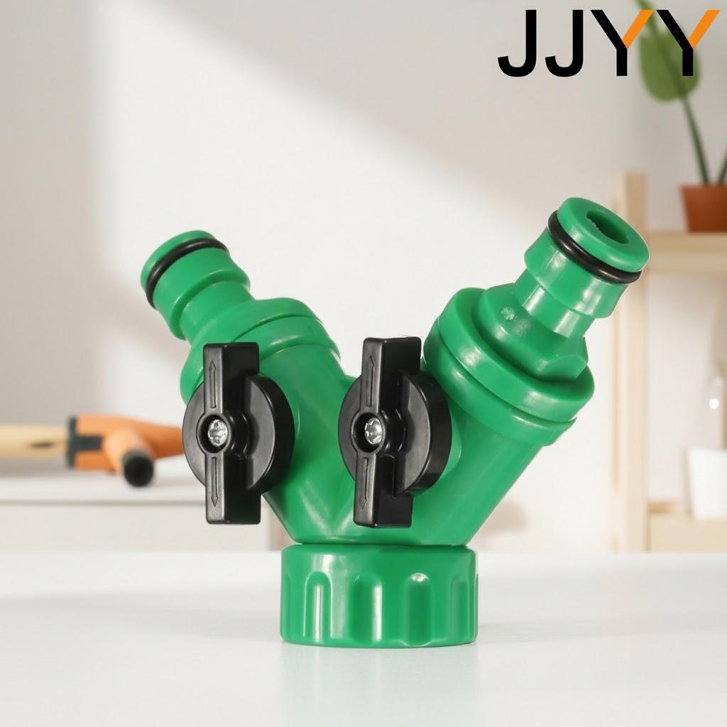 

Garden Irrigation Y Adapter 2 Way Water Spray Heads Hose Pipe Connector Splitter Tube Lawn Accessories зелёный