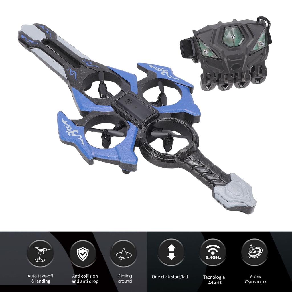 Flying Sword RC  plane 2.4G Remote Control Flying Model Toy Light Support Forward Backward Rise and Fall 360 Degree  