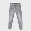 "Men's Slim-Fit Grey European Jeans - 2024 Spring Korean Style Casual Stretch Trousers"