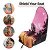Universal Car Seat Towel Cover: Front Seat Protector for Gym, Workout, All Seasons - Fits Most Vehicles