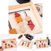 Wooden Shape Matching Game Board Children Puzzle Toy For Early Learning