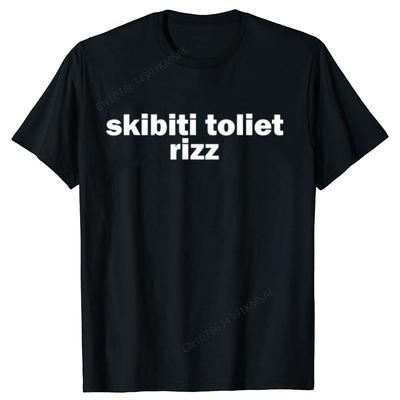 Funny Skibiti Toilet Rizz Graphic Tshirts Unisex Unisexs Fashion Casual Oversized Tshirt Cotton Loose Oversized T Shirt