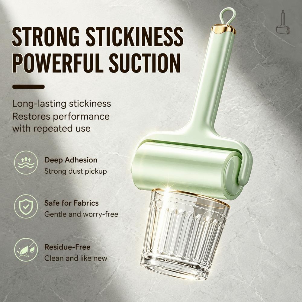 Reusable Handle Lint Roller Brush Tearable Dust Hair Roller Pet Hair Remover  Home Cleaning