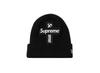 Supreme Шапка-біні New Era з логотипом Cross Box Чорна