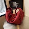 Canvas bag corduroy  new wide shoulder strap messenger bag large capacity commuter dumpling bag single shoulder ins wind