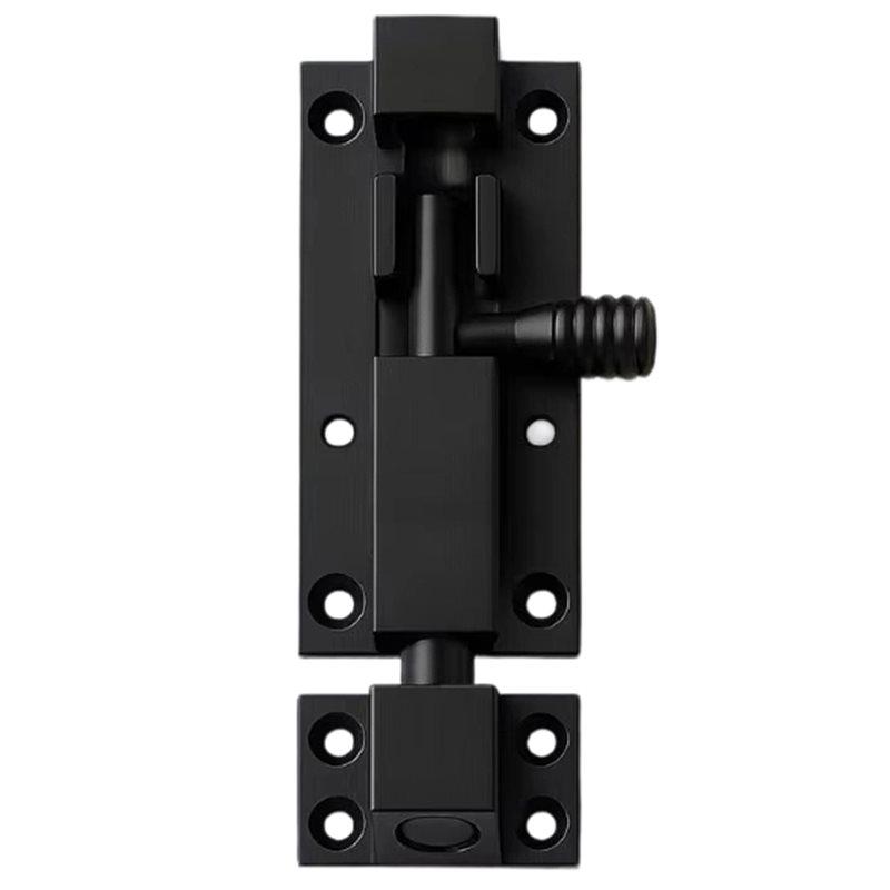 

ABKY-Home Hardware 3 Inch Metal Door Security Lock Buckle Thickened Window Sliding Gate Tower Bolt Catch Heavy Duty чёрный