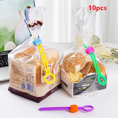 1Pcs Food Bag Sealing Strap Freshness Sealing Clip Adjustable Clips Sealer