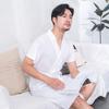 Unisex Long Sleeve Bathrobe - Spring/Autumn Solid Color