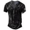 Men's Short Sleeve Punk Style 3D Printed T Shirts Funny Summer Casual Vintage Tops T-Shirts