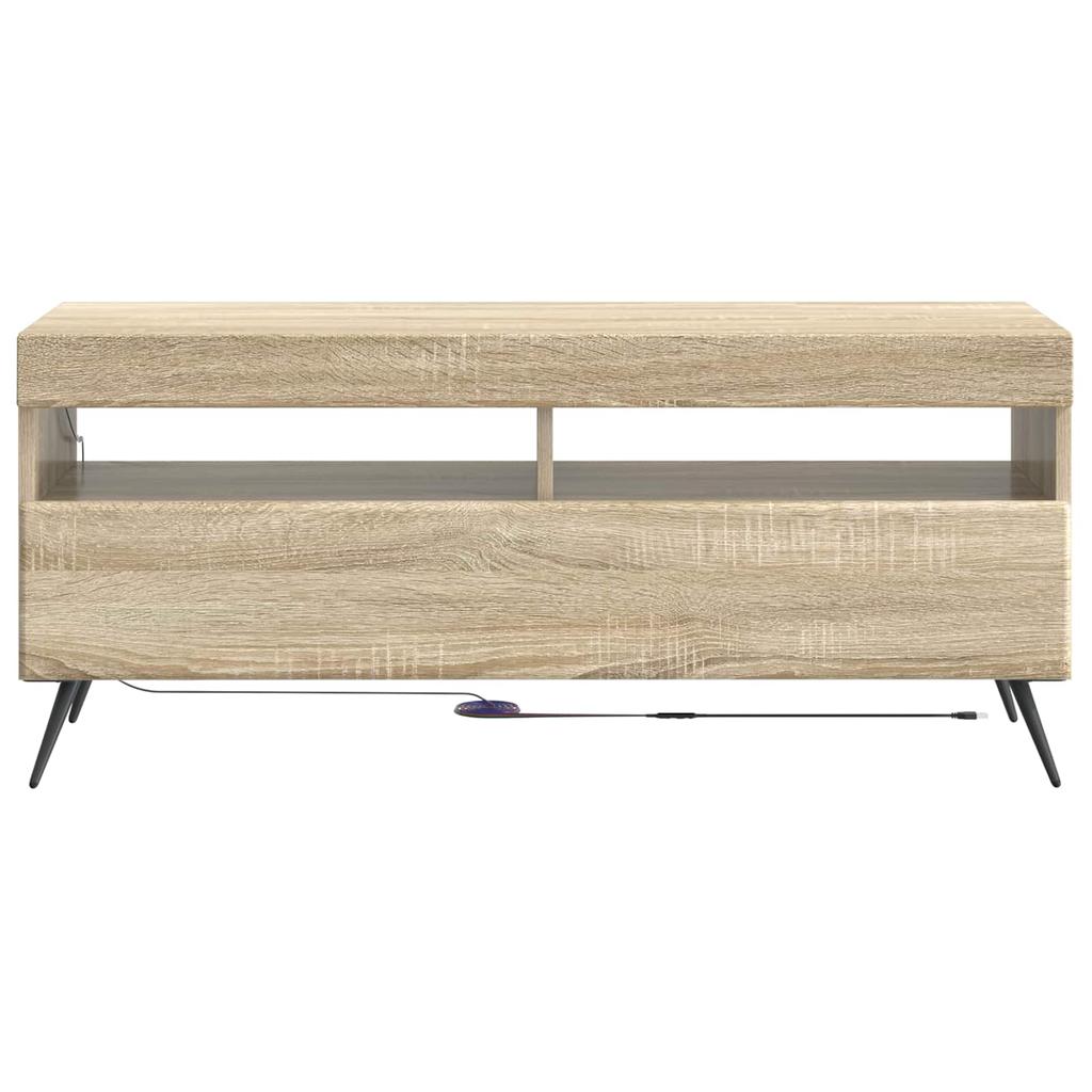 LED TV Stand Sonoma Oak Engineered Wood