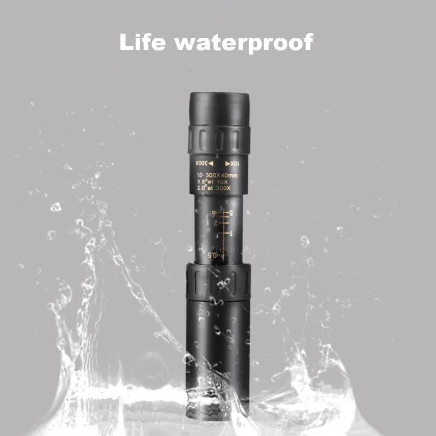 

10-300x40 Telescope Zoom Portable Powerful Binoculars With Tripod And Mobile Phone Bracket Camping Travel Monocular