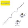 1.2m E-Z Curl Barbell Bar