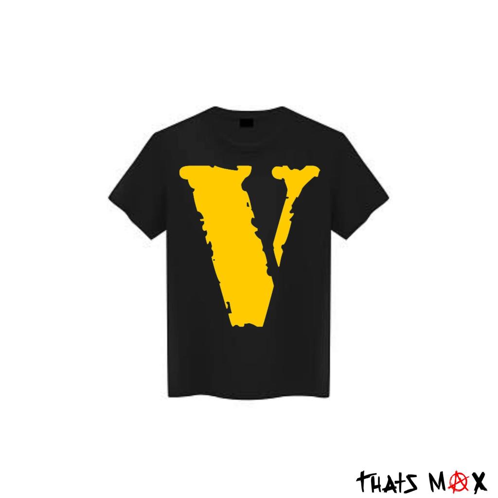 Yellow VLONE Logo Tee Shirt
