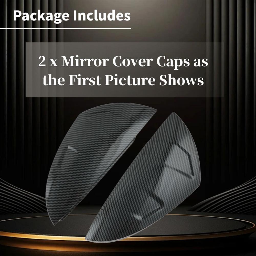 

Carbon Fiber Left & Right Side Mirror Covers For Lexus Rc & Rcf & Es 2019 - 2024