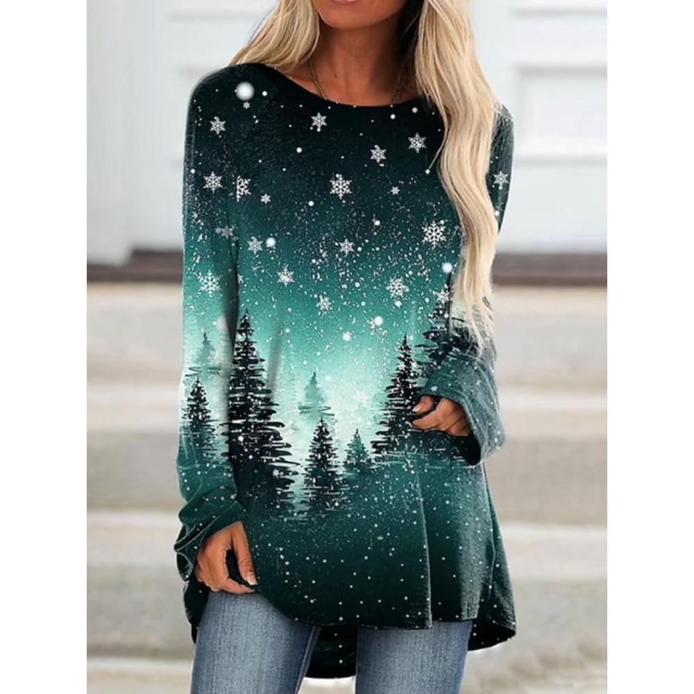 Women'S Autumn T-Shirt Fashion Oversized Top Street Harajuku Clothing Crewneck Long Sleeve T-Shirt New Women'S Casual T-Shirt