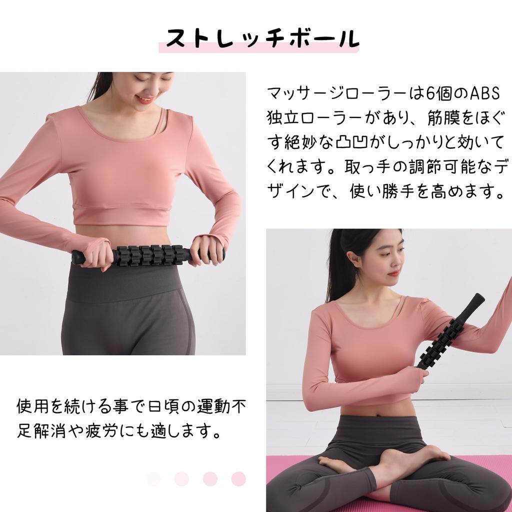 Foam Roller DPEAN Myofascial Release Yoga Pole Trigger Point Massage Ball of Stretching Equipment Roller Short Half Exercise Training Equipment with