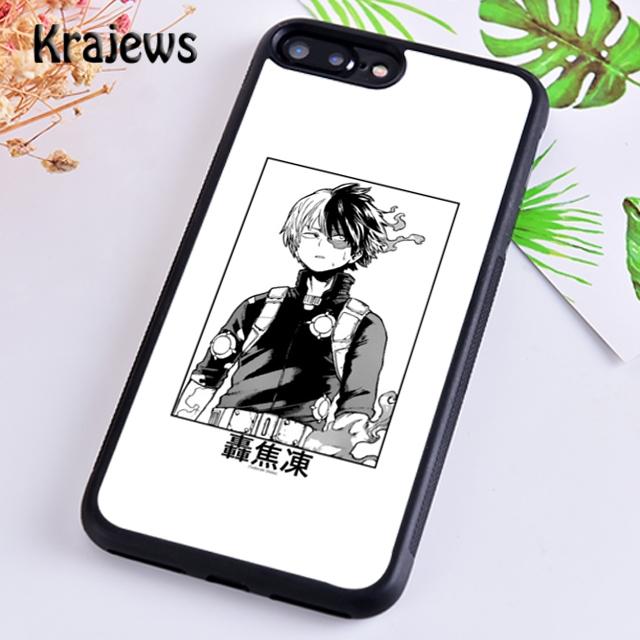 Kryt na telefon Krajews Shoto Todoroki My Hero Academia pro iPhone 14 5 6s 7 8 plus 11 12 13 pro XR XS max Galaxy S21 S22ultra