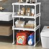 Multifunctional Adjustable Telescopic Shelves Multi Layered Expandable Organizer Shelf Pull Out Storage Rack Bathroom