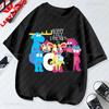 Camiseta Happy Tree Friends Estilo Kawaii Lindo Abrazos Dibujos Animados Gráfico Manga Corta Camiseta Oversize Casual Divertido Ropa Y2k